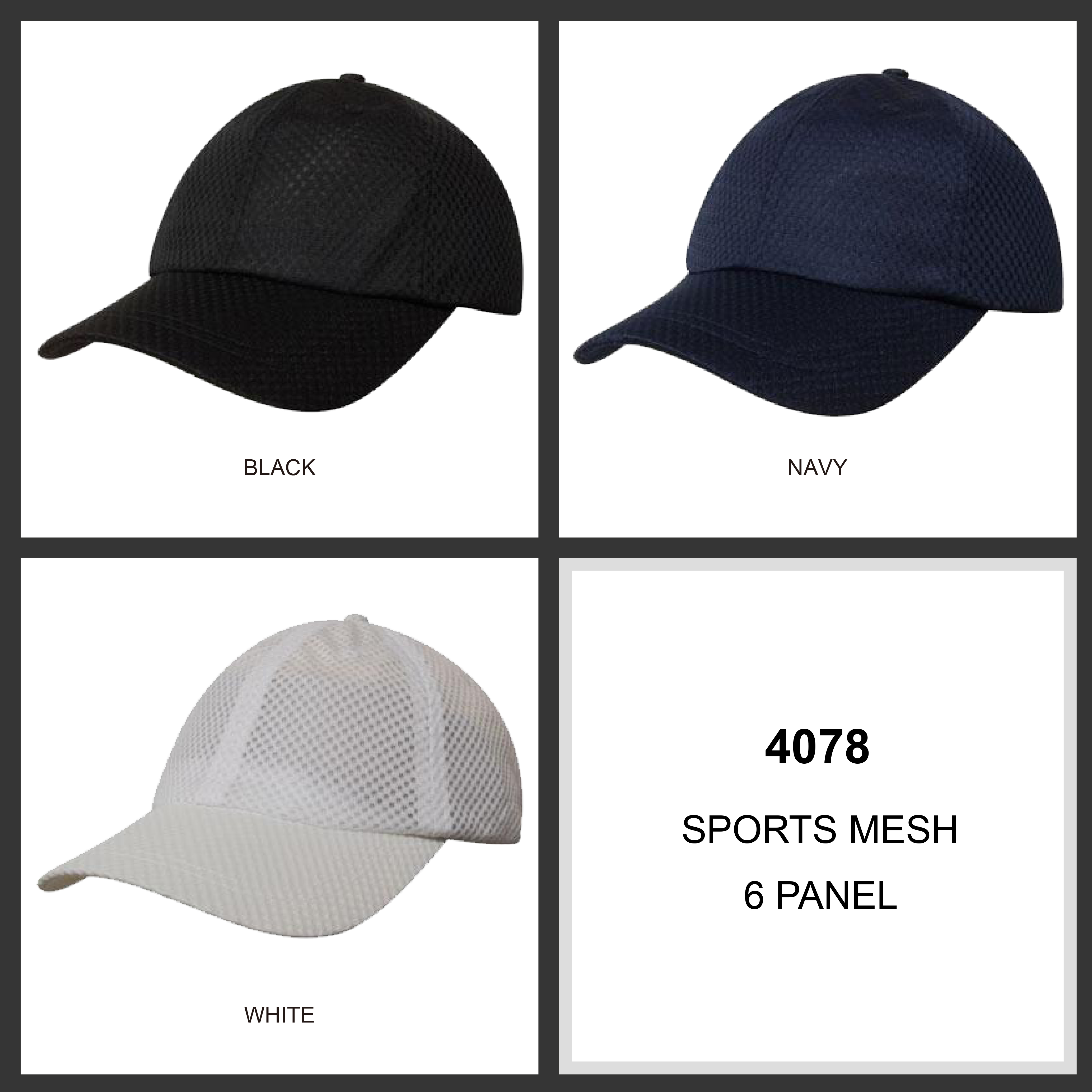 Sports Mesh Colour Chart