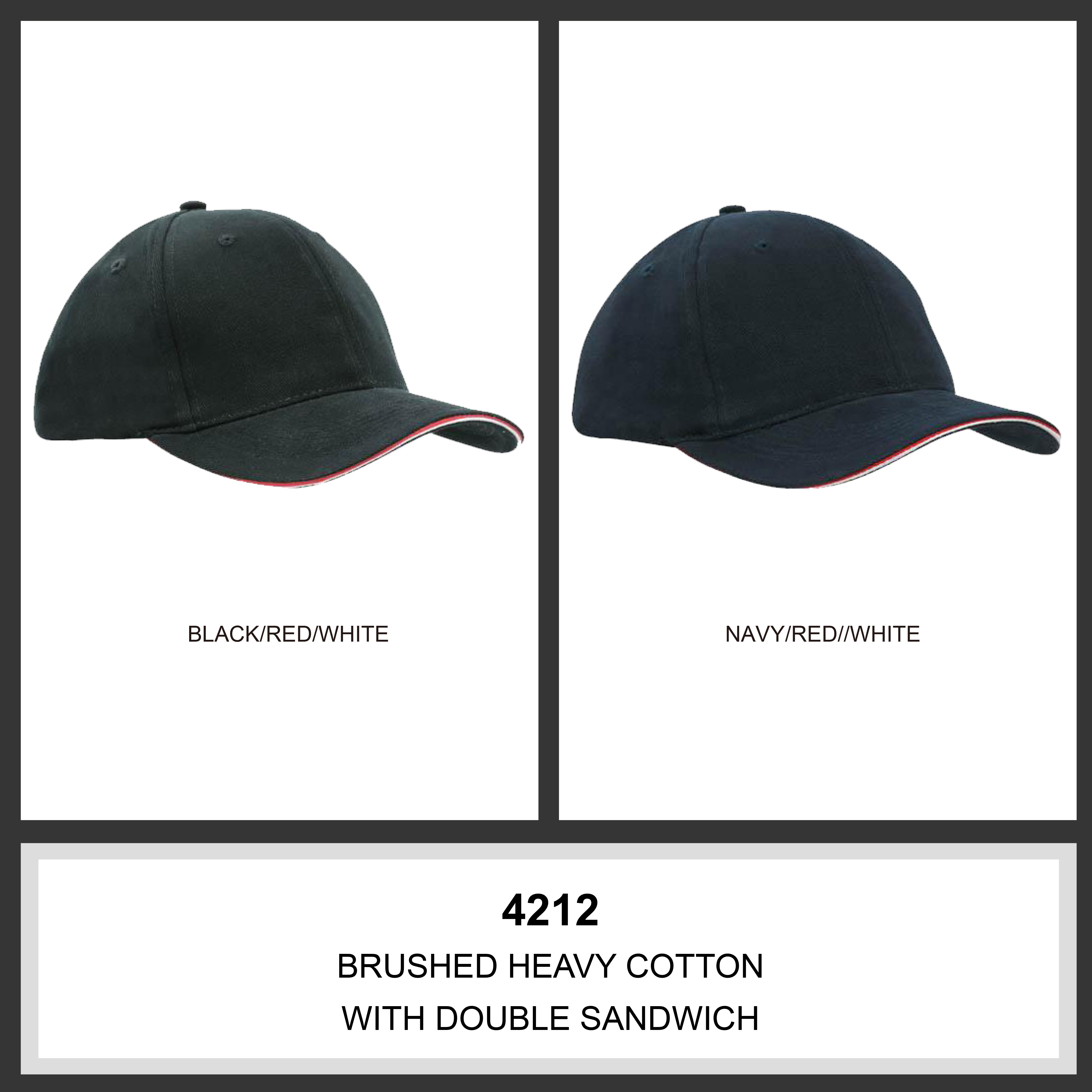 Brushed Heavy Cotton with Double Sandwich Colour Chart