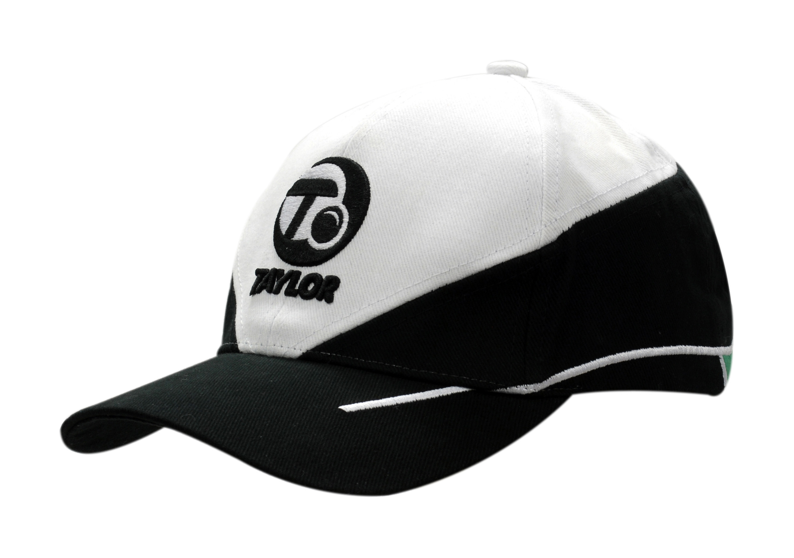 Brushed Heavy Cotton with Crown Inserts & Crown/Peak Embroided Lines High Resolution Image