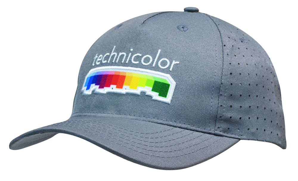 Breathable Poly Twill with circle perforations || 3976 High Resolution Image