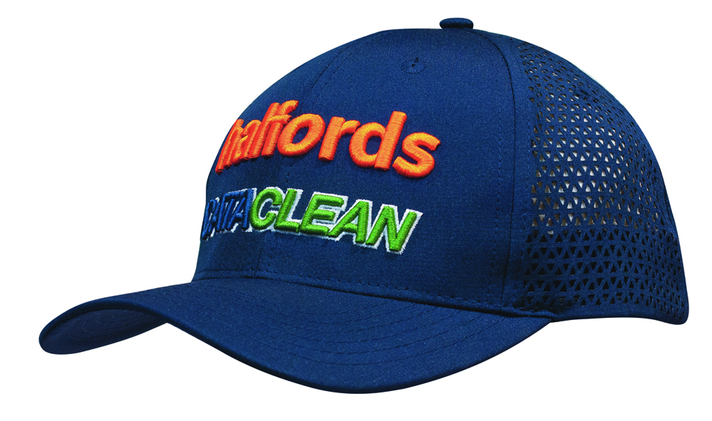 Sports Ripstop Twill with triangle perforations High Resolution Image
