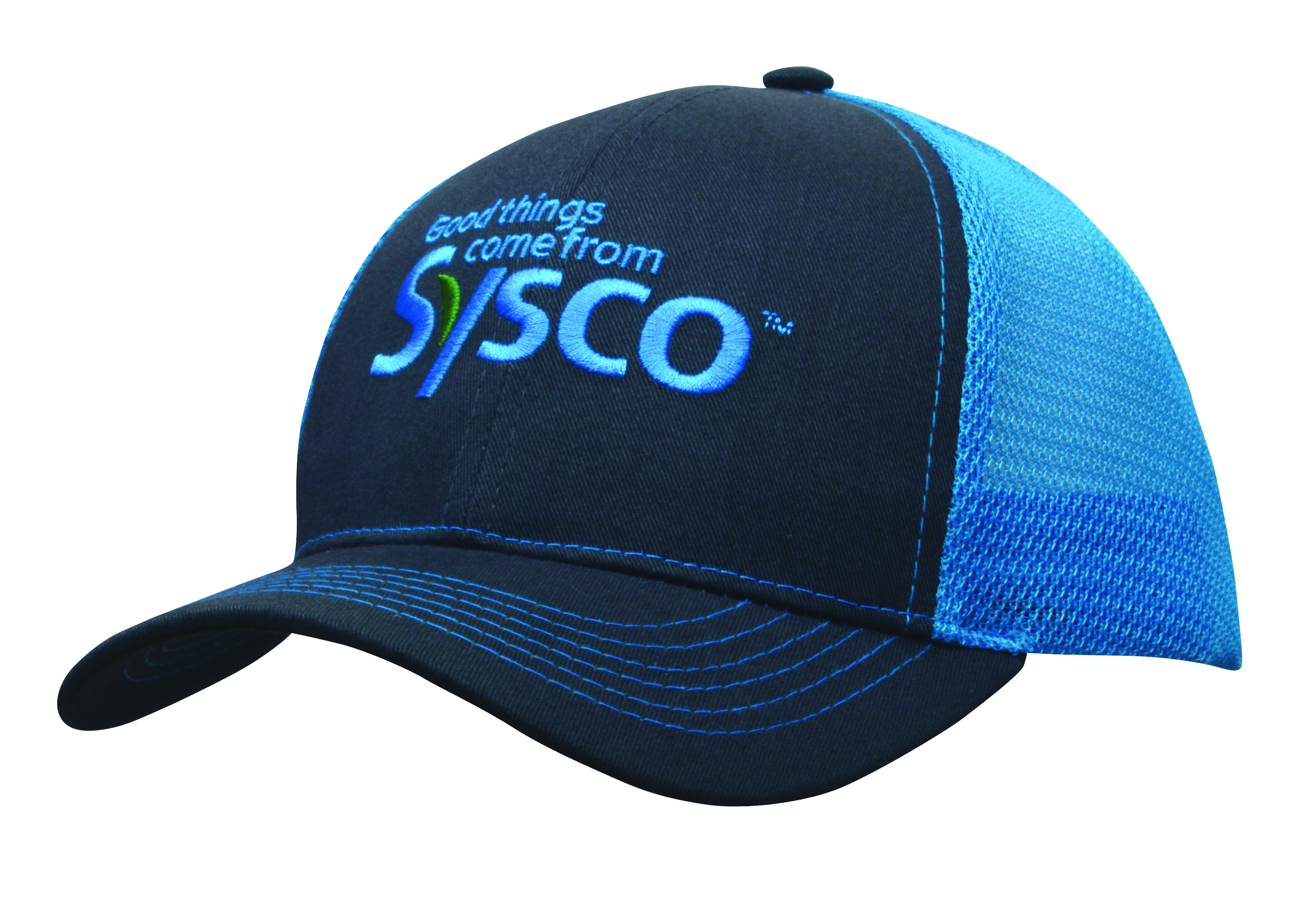 Brushed Cotton with Mesh Back Cap High Resolution Image