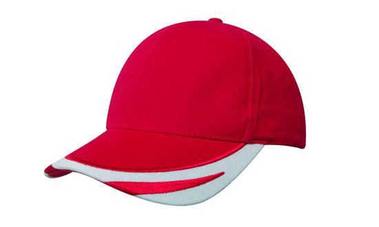 Brushed Heavy Cotton with Peak Trim Embroidered High Resolution Image