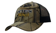 Leaf Print Camouflage With Mesh Back High Resolution Image