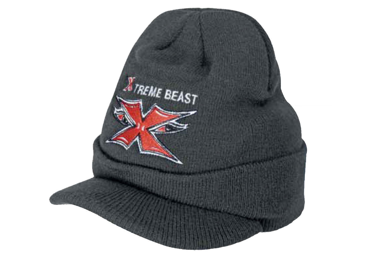 Acrylic Beanie - Toque with Peak High Resolution Image