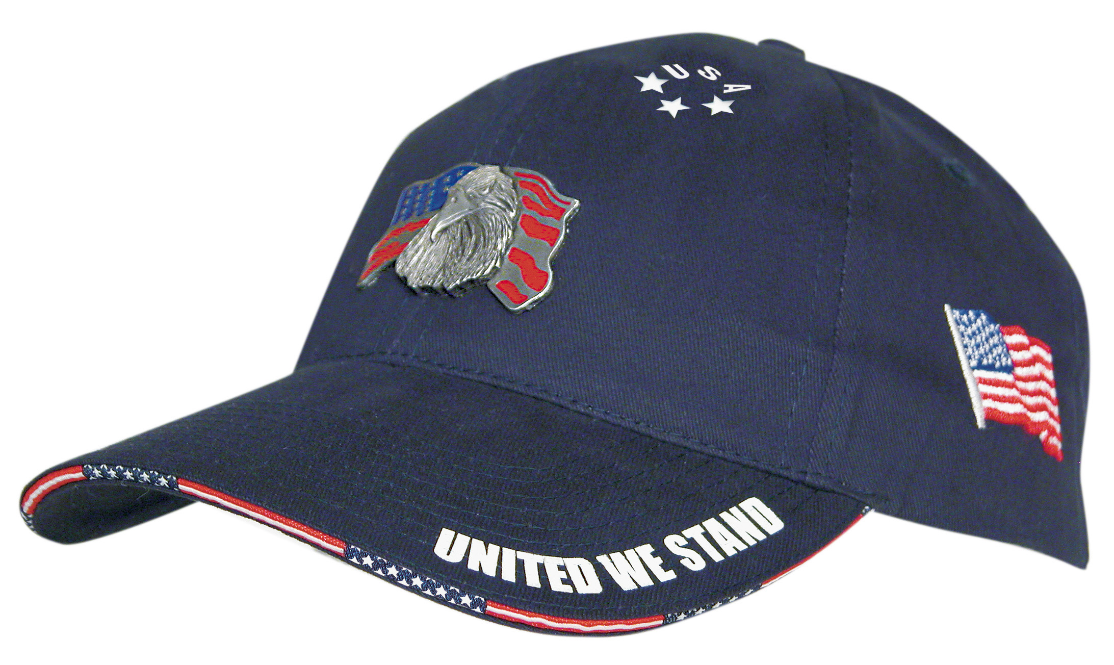 Brushed Cotton with Woven Flag Sandwich High Resolution Image