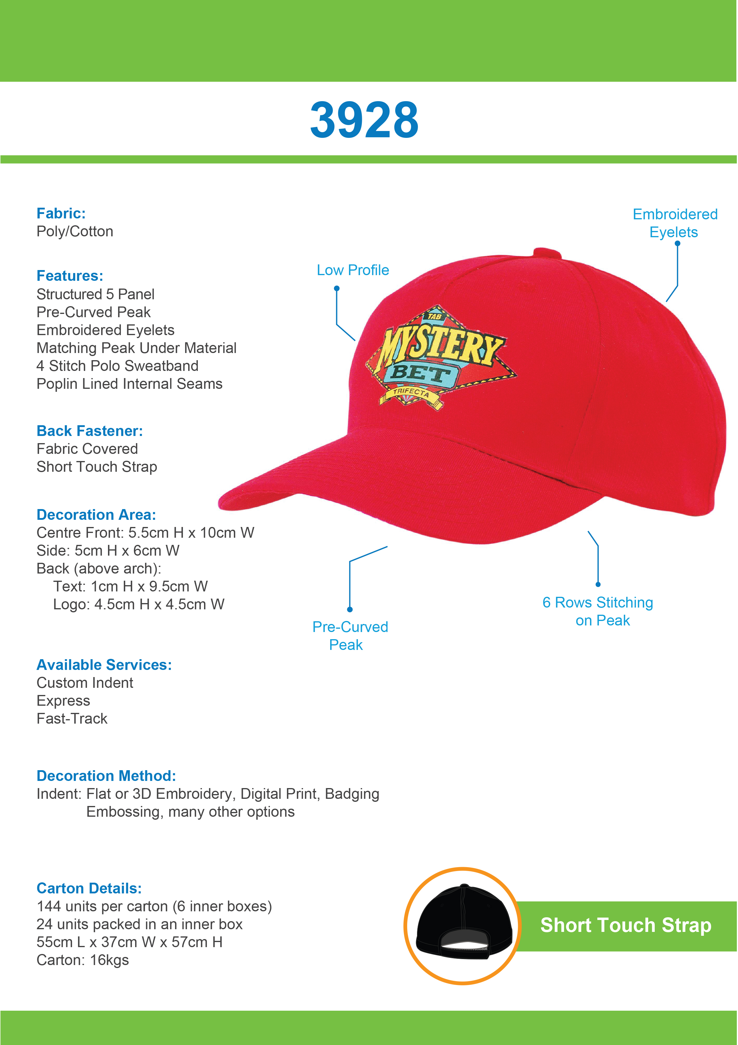 Heavy Sports Twill Tip Sheet