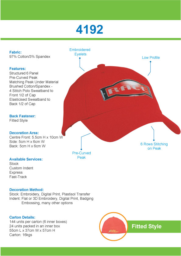 Brushed Heavy Cotton and Spandex Tip Sheet